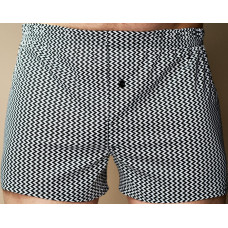 Труси-боксери Regata Club White-Black Angles - 44/2XS