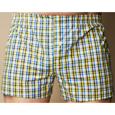 Труси-боксери Regata Club Black-Yellow Cell - 44/2XS
