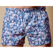 Труси-боксери Regata Club White-Pink Flowers For A Grandma - 46/XS
