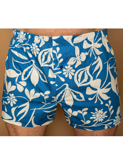 Труси-боксери Regata Club Premium White Flowers In The Sky - 48 / S