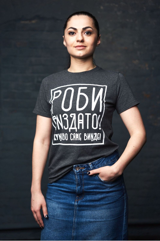 Жіноча футболка Do Good Graphite - 38/2XS