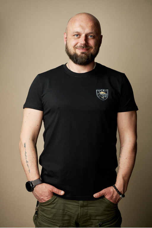 Чоловіча футболка Honey Badger Black - 60/4XL