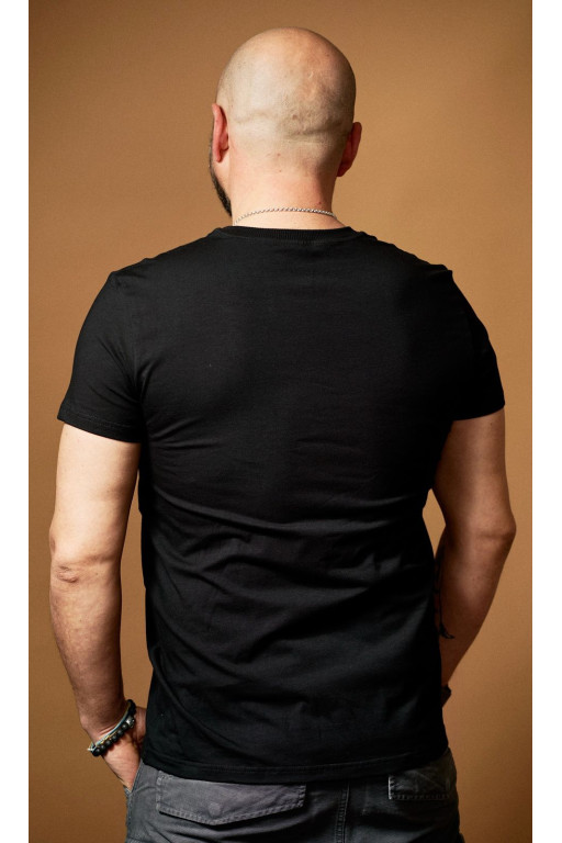 Чоловіча футболка Idea Black - 46/XS