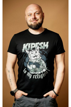 Чоловіча футболка Kipesh Black - 46/XS