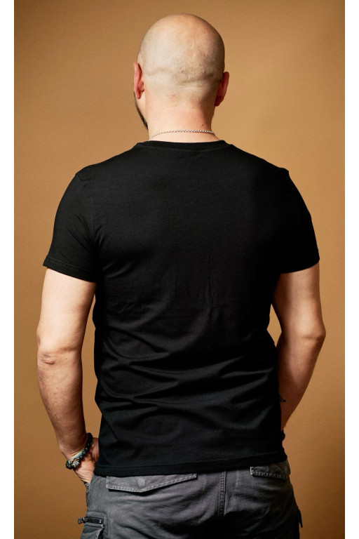 Чоловіча футболка Kipesh Black - 46/XS