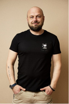 Чоловіча футболка Regata Club Mickey Don’t Agree With You Black - 46 / XS