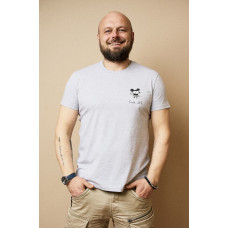 Чоловіча футболка Regata Club Mickey Light Grey Melange - 46 / XS