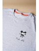 Чоловіча футболка Regata Club Mickey Light Grey Melange - 48 / S