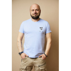 Чоловіча футболка Regata Club Mickey Light Blue Melange - 50 / M