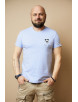 Чоловіча футболка Regata Club Mickey Light Blue Melange - 50 / M
