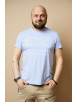 Чоловіча футболка Regata Club Eyes and Hands Light Blue Melange - 50 / M