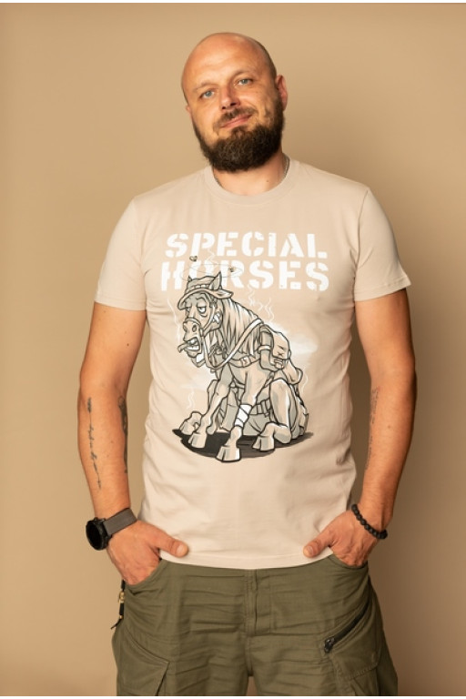 Чоловіча футболка SOF Biege - 46/XS