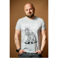 Чоловіча футболка SOF Grey Melange - 62/5XL