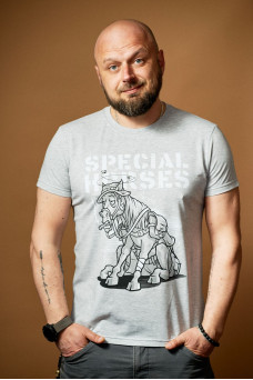 Чоловіча футболка SOF Grey Melange - 62/5XL