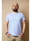 Чоловіча футболка Regata Club Regata Club Sky Blue Melange - 56 / 2XL