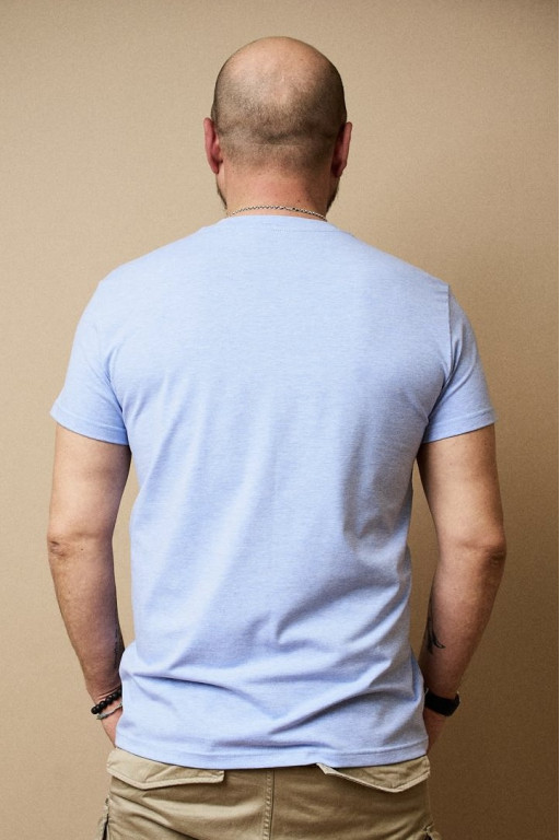 Чоловіча футболка Regata Club Regata Club Sky Blue Melange - 56 / 2XL