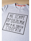 Чоловіча футболка Regata Club Trouble Maker Light Grey Melange - 46 / XS