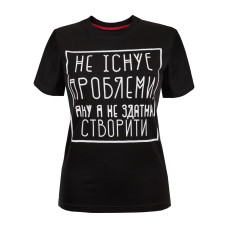 Жіноча футболка Regata Club Troubles Women Black - 38 / 2XS