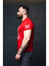 Чоловіча футболка Valhalla Red Flash Viscose - Regular - 46/XS