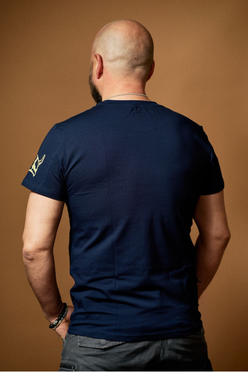 Чоловіча футболка Valhalla Dark Blue - Regular - 46/XS