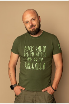 Чоловіча футболка Valhalla Olive - 46/XS