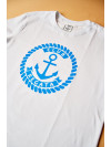 Чоловіча футболка White-Blue Coin - 58/3XL