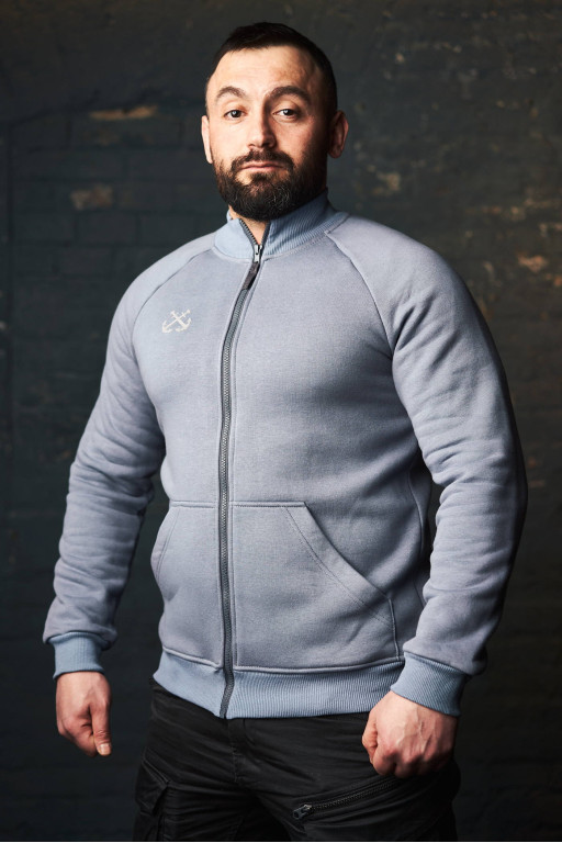 Бомбер чоловічий Regata Club Light Grey - 42/3XS