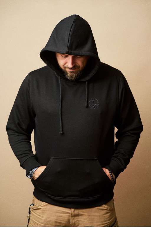 Толстовка чоловіча Regata Club Black Anorak Jacket - 48/S
