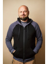 Толстовка чоловіча Regata Club Gray Black Combo - 46/XS