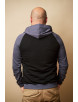 Толстовка чоловіча Regata Club Gray Black Combo - 46/XS