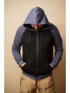 Толстовка чоловіча Regata Club Gray Black Combo - 46/XS