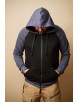 Толстовка чоловіча Regata Club Gray Black Combo - 46/XS