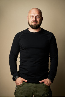 Лонгслів чоловічий Regata Club Black - 46/XS