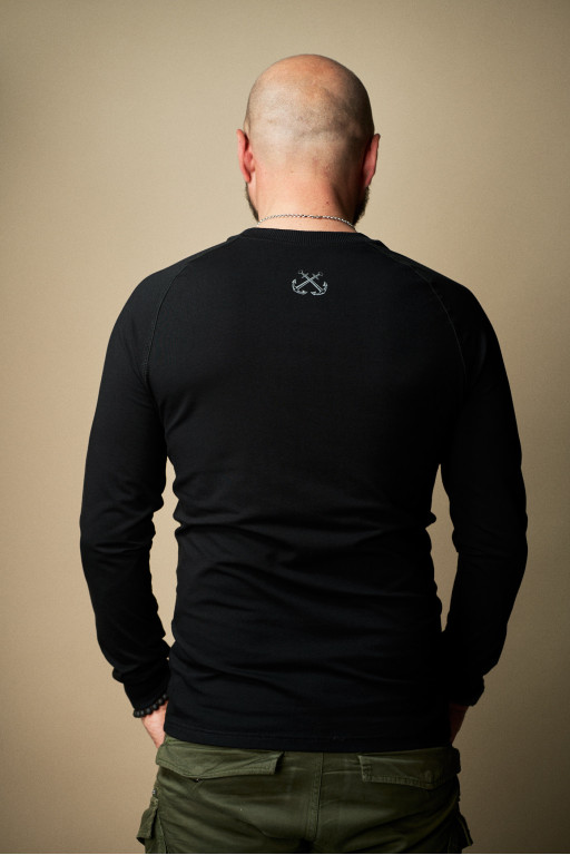 Лонгслів чоловічий Regata Club Black - 46/XS