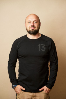 Лонгслів чоловічий Regata Club 13 Black - 46/XS