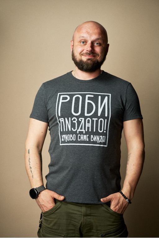 Чоловіча футболка Do Good Graphite - 46/XS