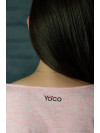 Жіноча футболка YO°CO Pink Melange - 36