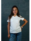 Жіноча футболка YO°CO White V-neck - 36