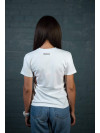 Жіноча футболка YO°CO White V-neck - 36