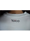 Жіноча футболка YO°CO White V-neck - 36