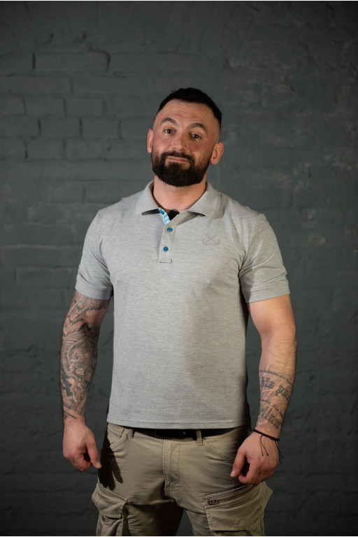Чоловіче Polo Classic Grey Melange - 46/XS