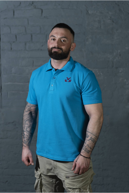 Чоловіче Polo Police Turquoise - 46/XS