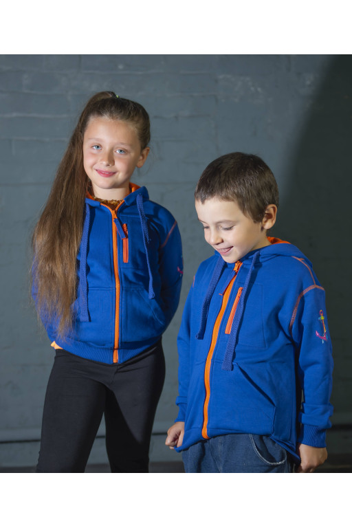 Толстовка дитяча Regata Club Kids Jacket Bright Blue