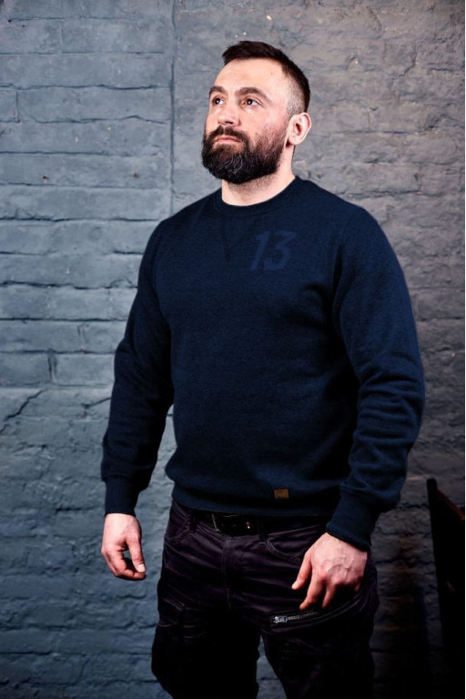 Світшот чоловічий Regata Club Navy Blue Sweatshirt - 46/XS