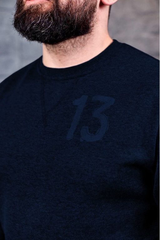 Світшот чоловічий Regata Club Navy Blue Sweatshirt - 46/XS