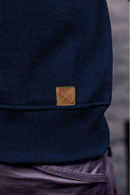 Світшот чоловічий Regata Club Navy Blue Sweatshirt - 46/XS