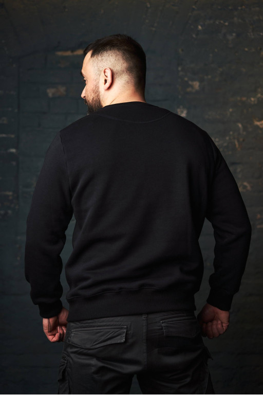 Світшот чоловічий Regata Club Black Sweatshirt 13 - 44/2XS