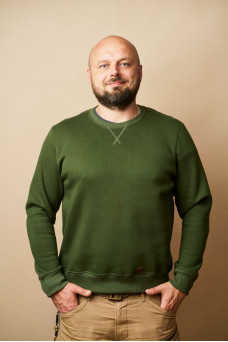 Світшот чоловічий Regata Club Khaki Classic Sweatshirt - 46/XS