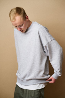 Світшот чоловічий Regata Club Light Grey - 62/5XL