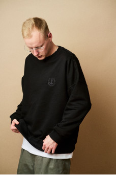 Світшот чоловічий Regata Club Black - 46/XS